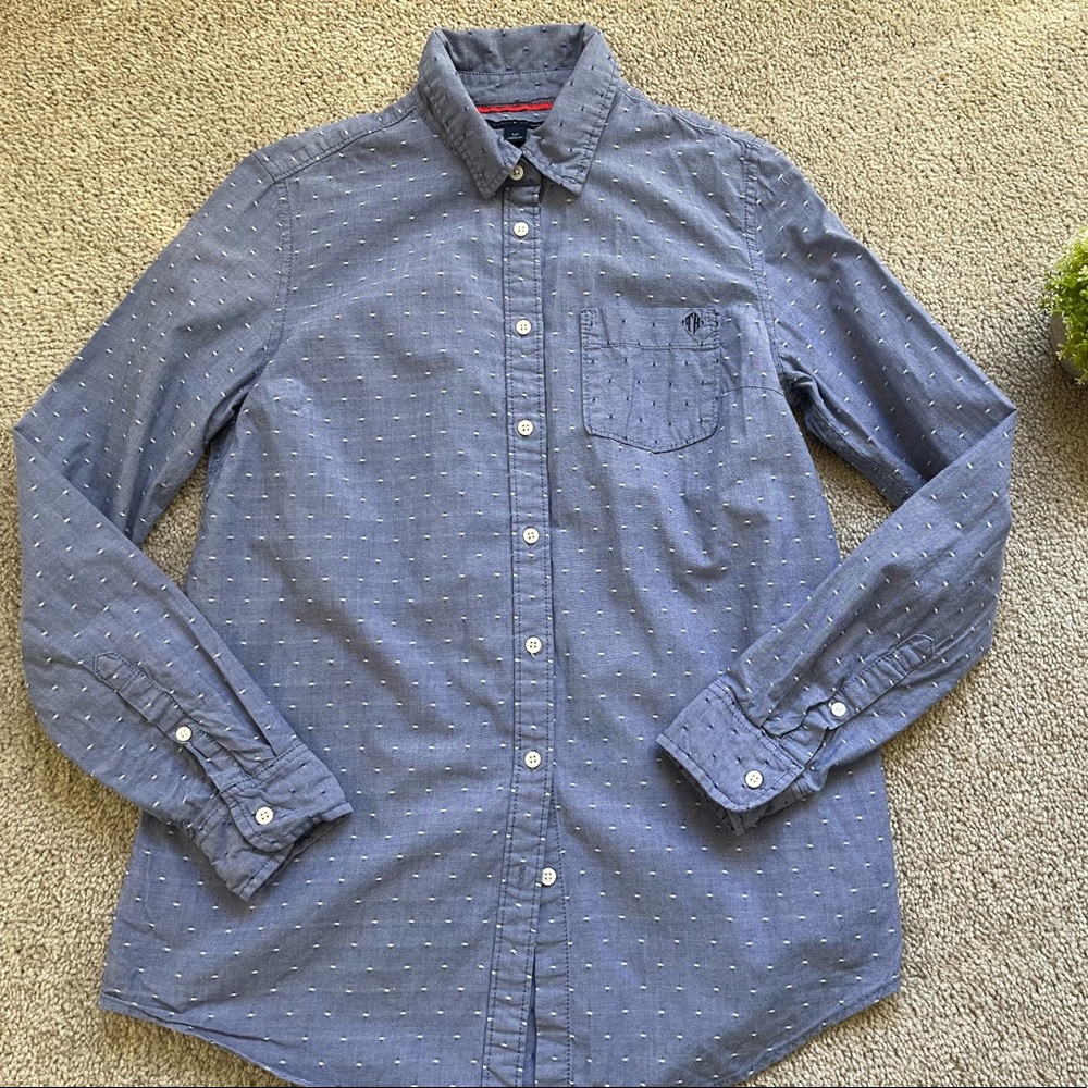 Tommy Hilfiger Cotton Button-Front shirt S/P